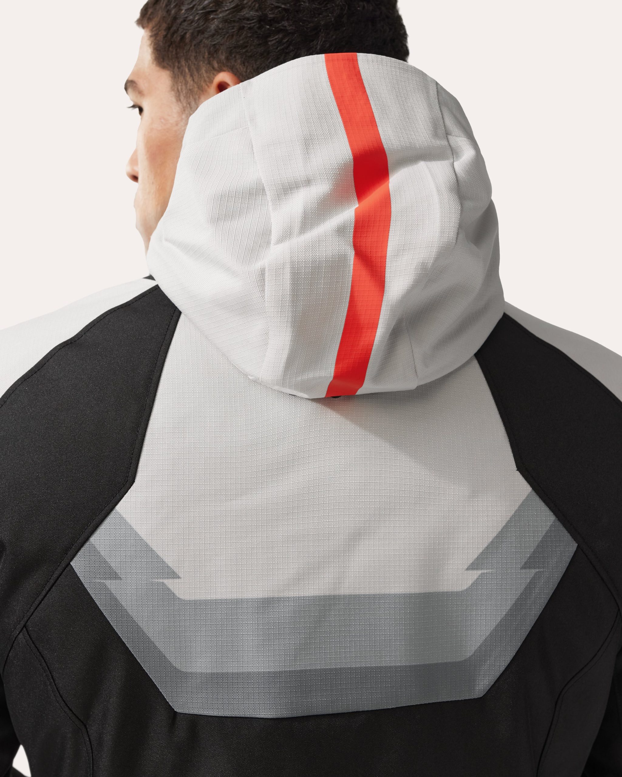 REV'IT QUANTUM 3 H2O - GIACCA MOTO SPORTIVA IMPERMEABILE - BIANCO BLU ROSSO NERO - immagine 4