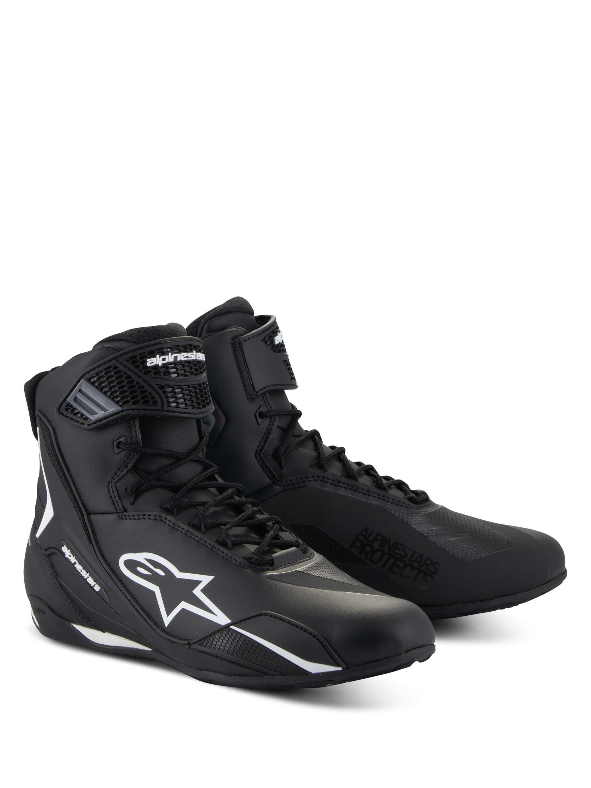 ALPINESTARS SCARPE FASTER 4 UOMO - BLACK / WHITE - NERO / BIANCO - immagine 6