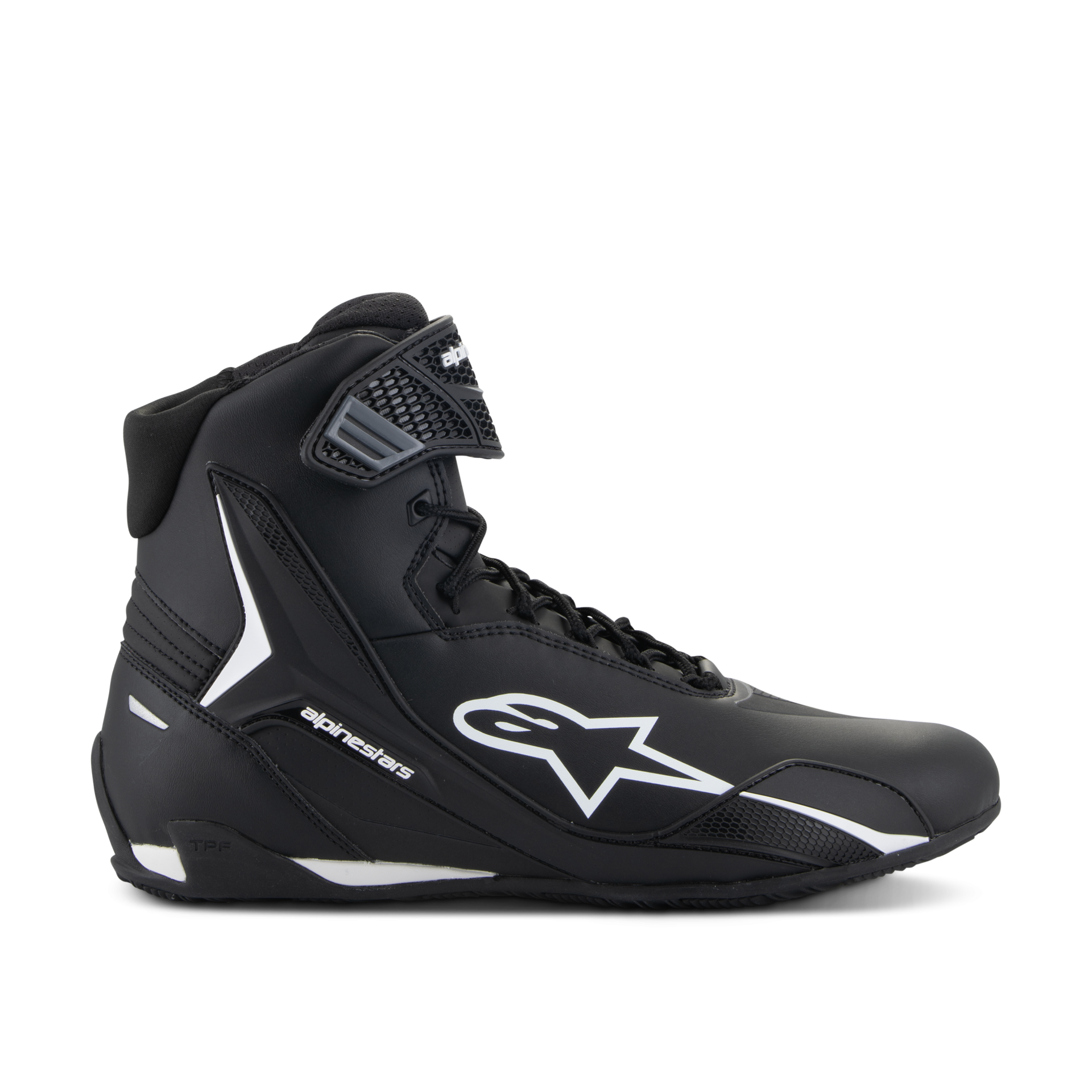 ALPINESTARS SCARPE FASTER 4 UOMO - BLACK / WHITE - NERO / BIANCO