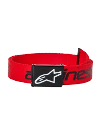 ALPINESTARS LINEAR WEB BELT RED/BLACK – CINTURA LINEAR ROSSO/NERO