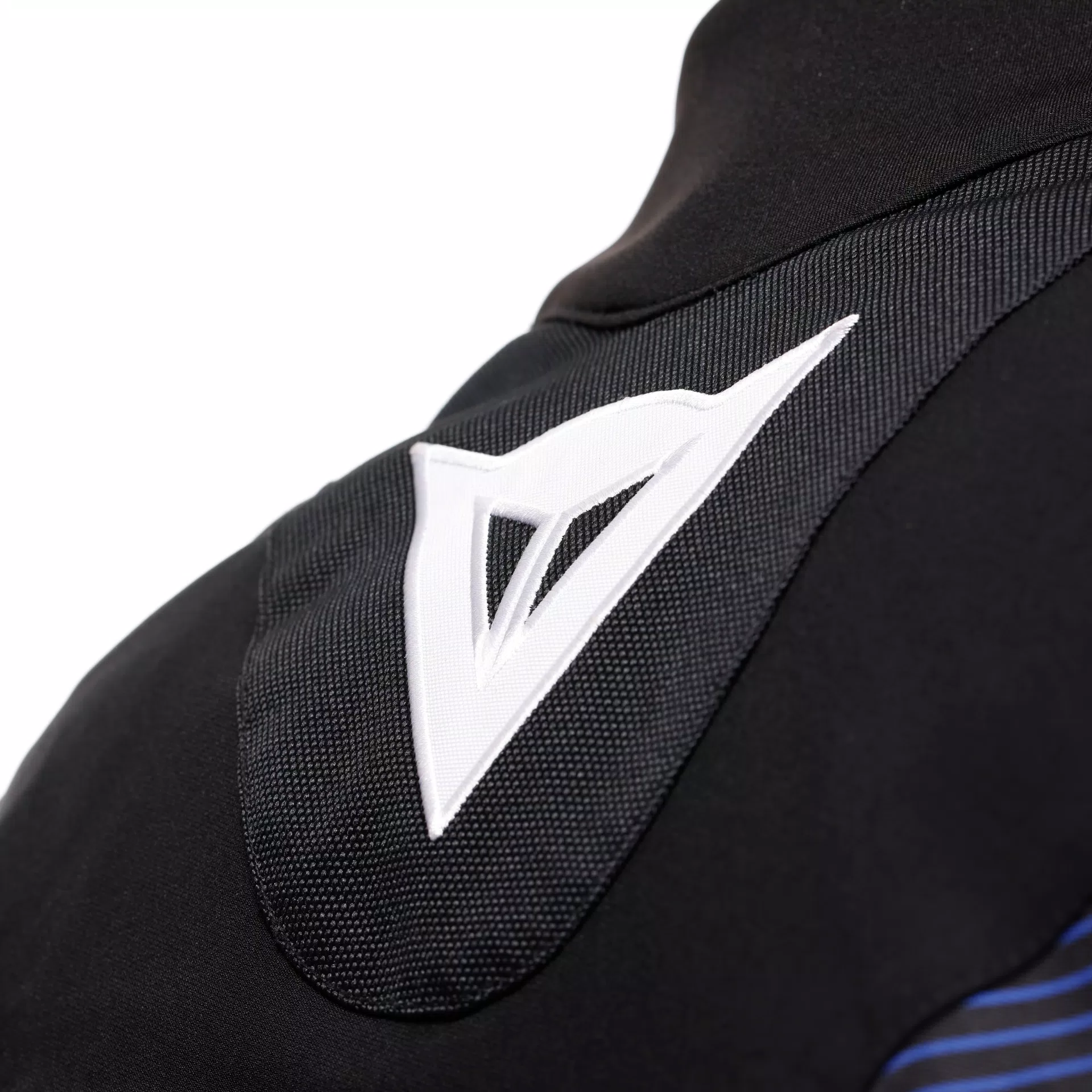DAINESE GIACCA SUPER SPRINT - BLACK / BLUE / WHITE - NERO BLU BIANCO - GIACCA MOTO IMPERMEABILE SPORTIVA IN TESSUTO D-DRY - immagine 5